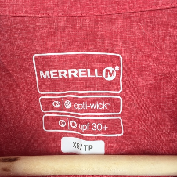 NWT Merrell Coral Button Down Top - Picture 4 of 5